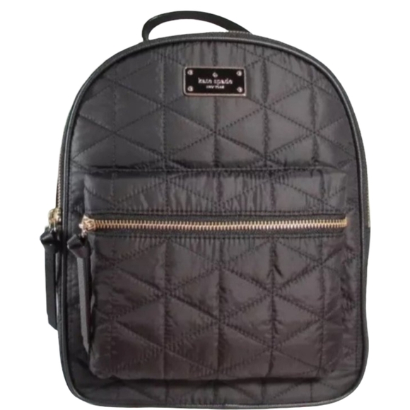 Kate Spade Wilson Road Quilted Small Nylon Backpack Black main image 9
